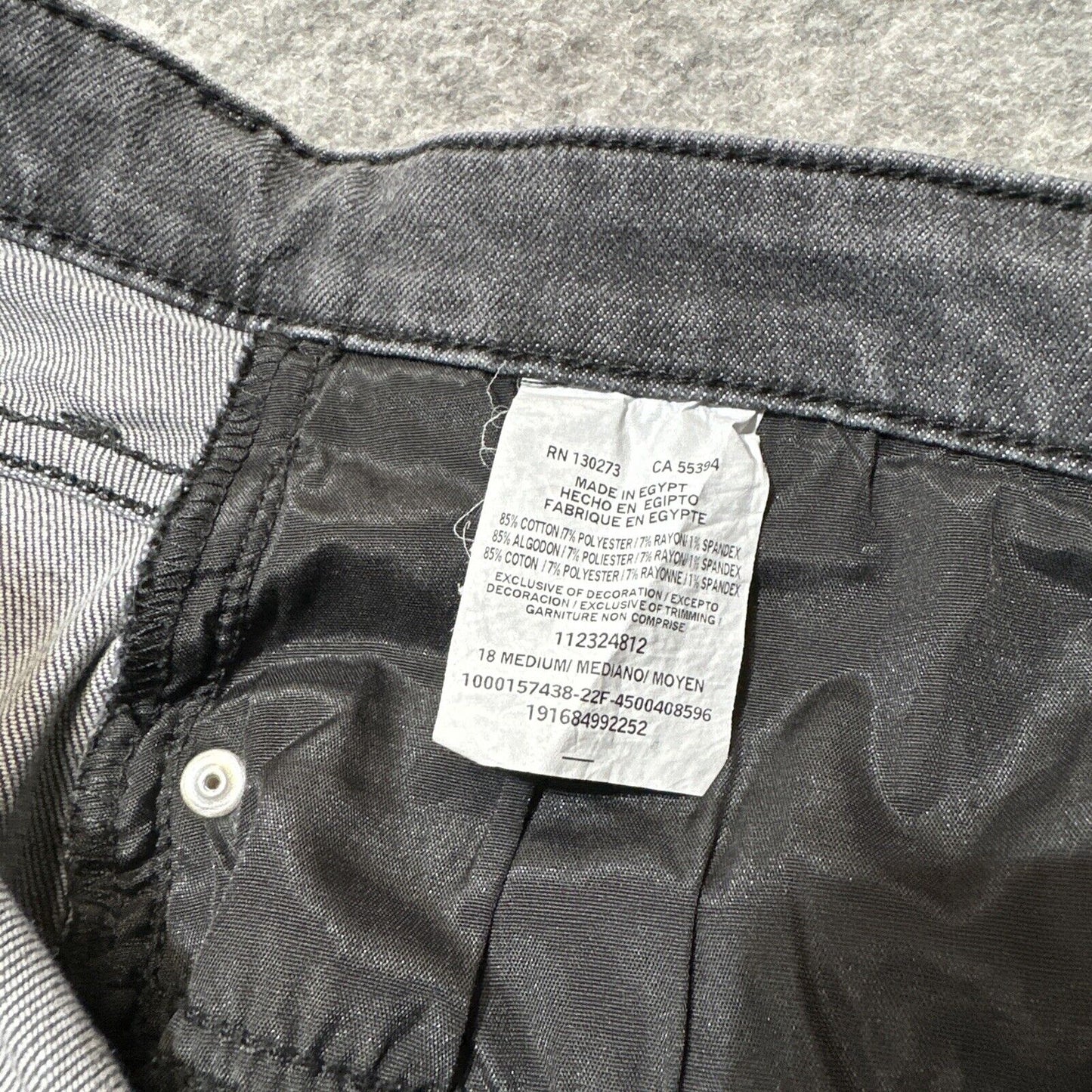 LEE Straight Leg Women's Jeans Size 18 Medium Gray Wash Denim