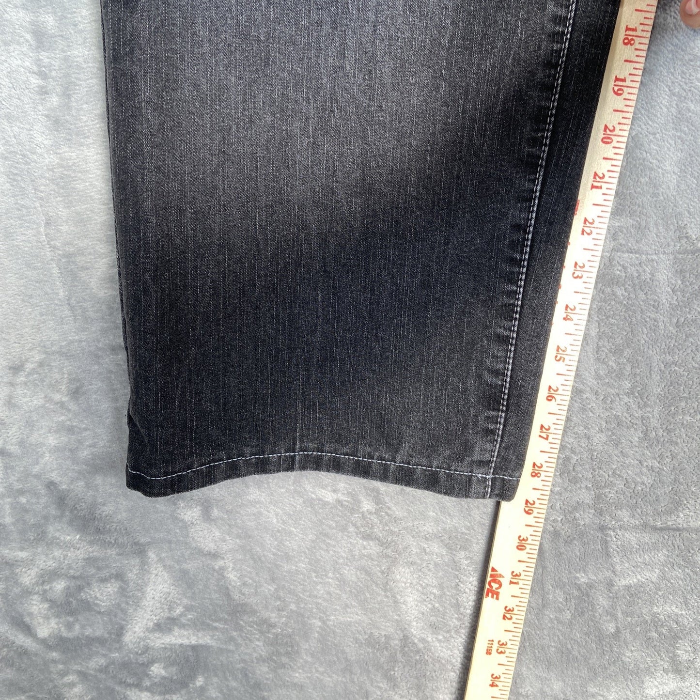 Vintage Calvin Klein Straight Jeans Men's Size 38x32 Black Denim