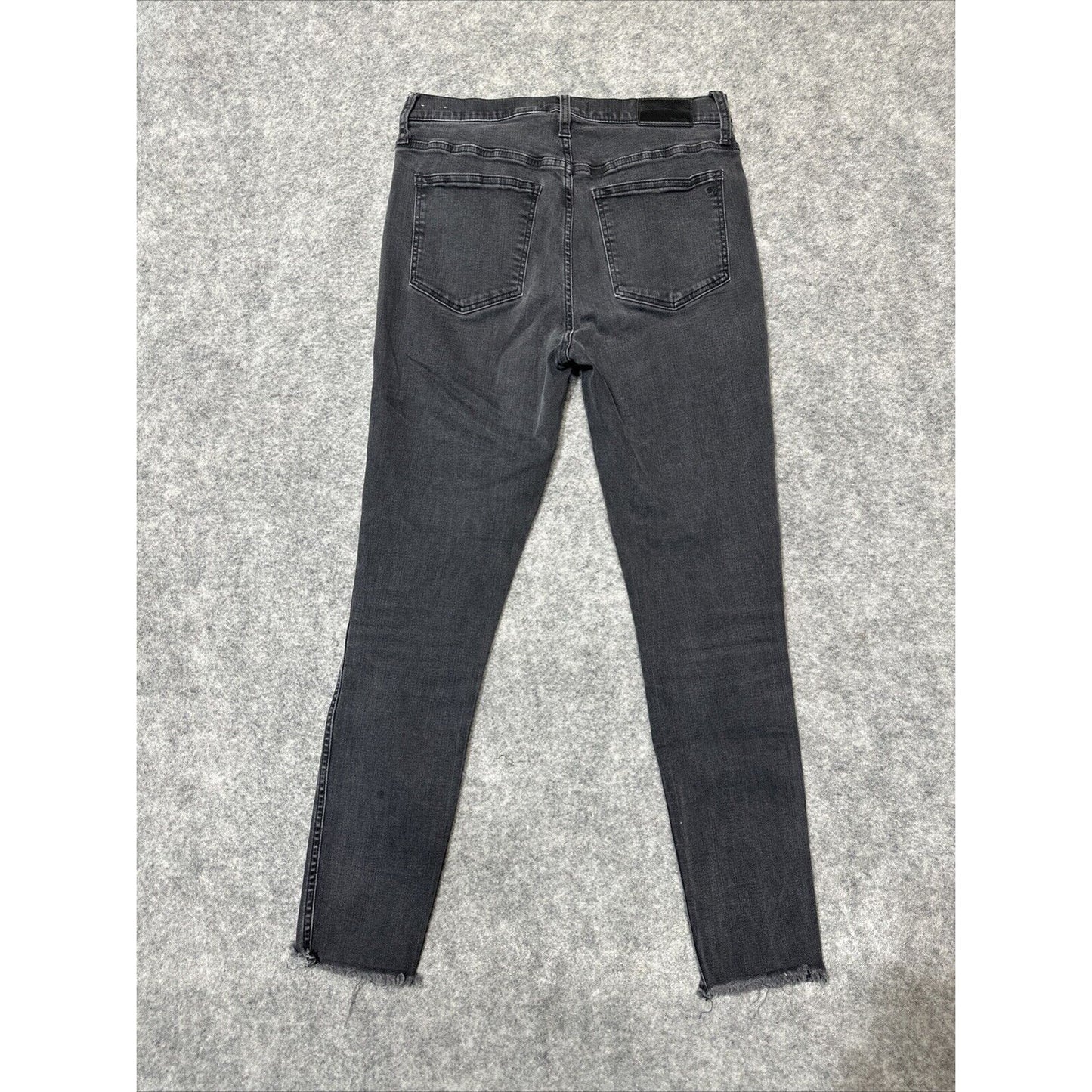 Madewell 10" High Rise Skinny Women's Jeans Size 29 Black Gray Denim