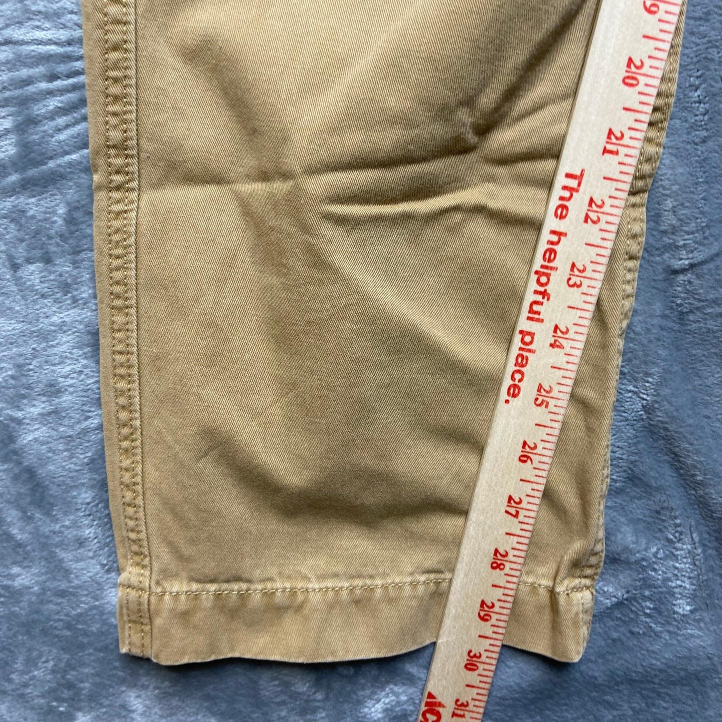 American Eagle Relaxed Straight Chino Pants Men's Size 34x32 Tan Brown