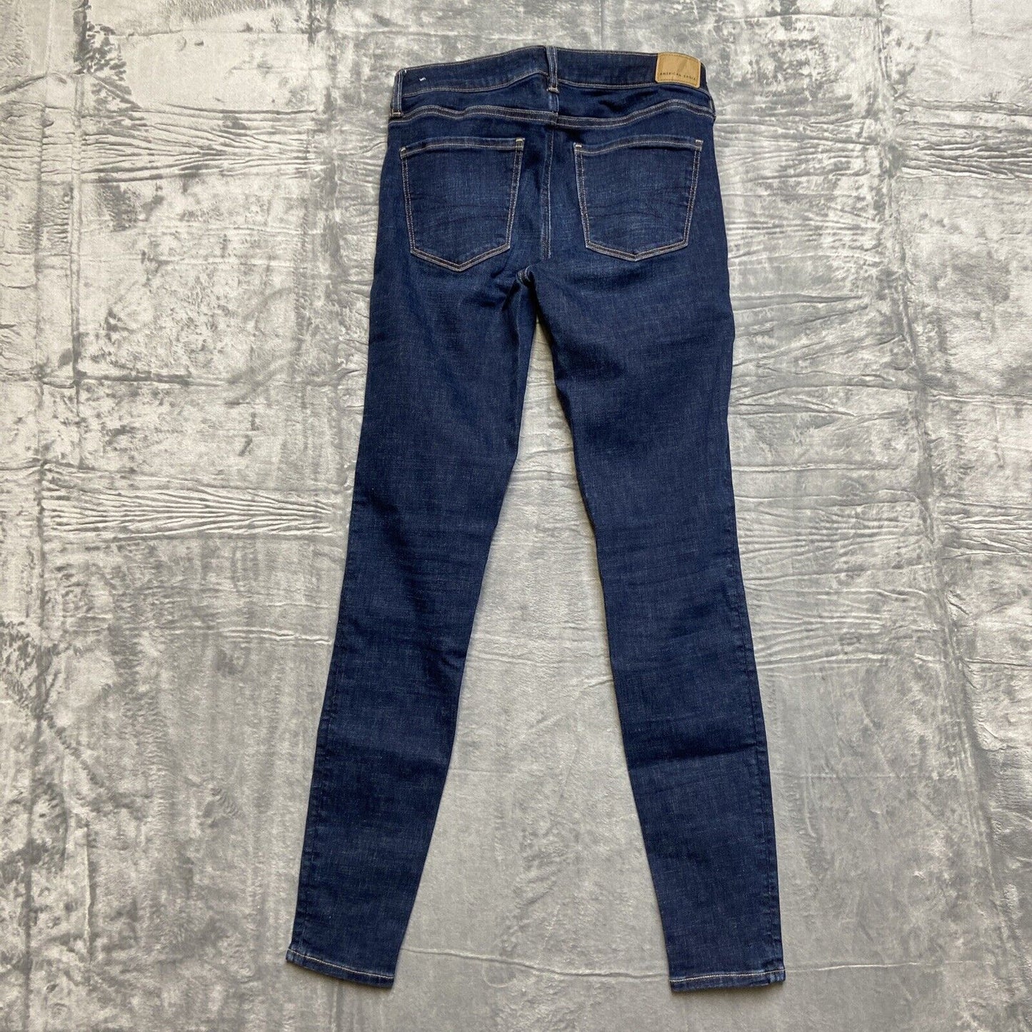 American Eagle Jegging Skinny Jeans Women's Size 4 Long Blue Denim
