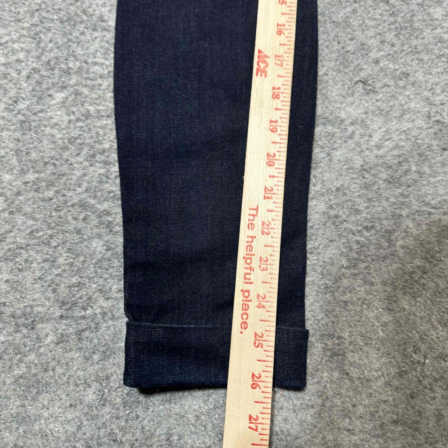 New J Brand Anja Women's Cuffed Skinny Jeans Size 27 Blue Dark Wash Denim
