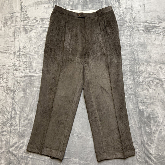 Smokey Joes Curduroy Pants Men's Size 48x32 Dark Brown