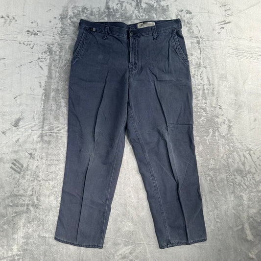 Carhartt FR Men's Straight Pants 36x30 Dark Blue Work Pants Flame Resistant