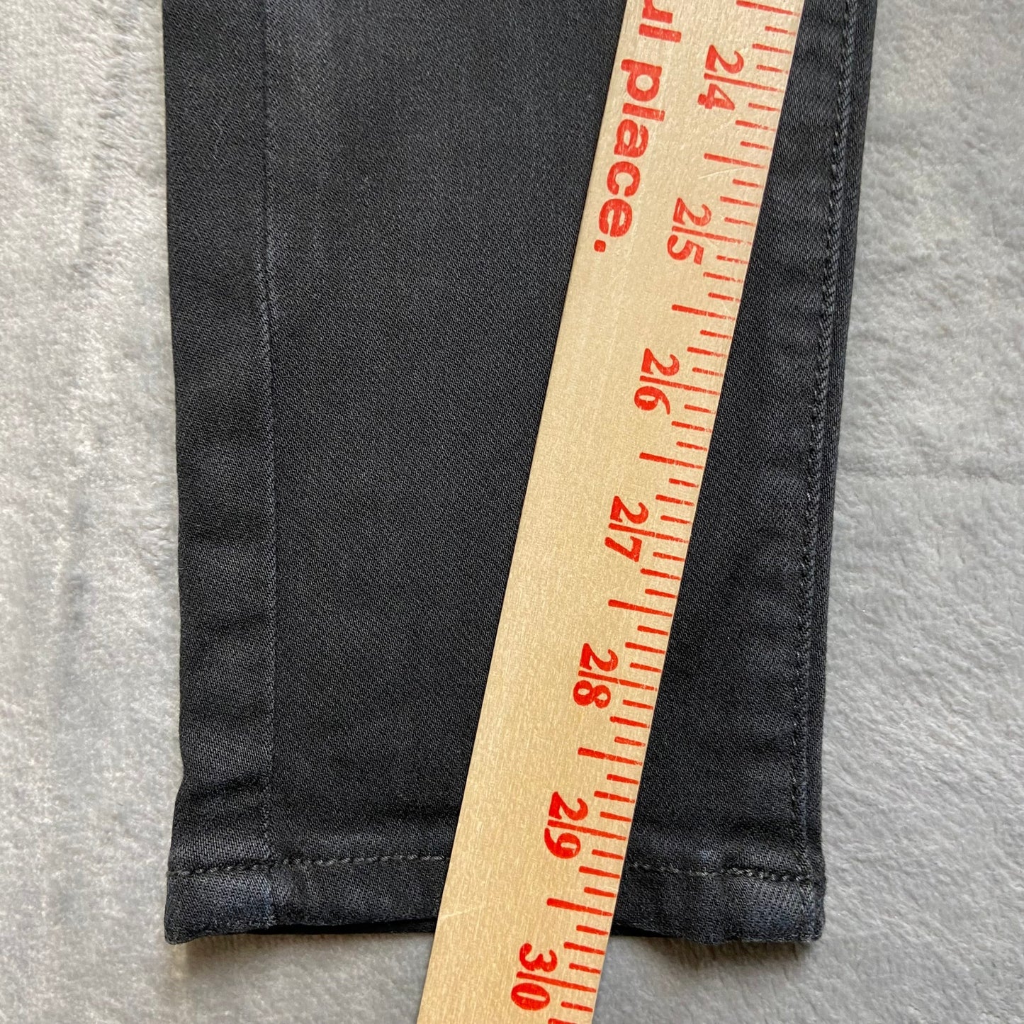 American Eagle Super Stretch Hi-Rise Jegging Women's Sz X Black Denim Button-Fly
