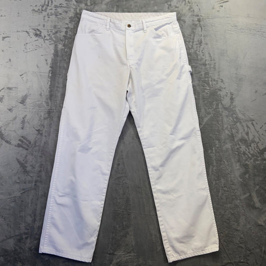 Dickies Men's Carpenter Pants Straight White Size 4