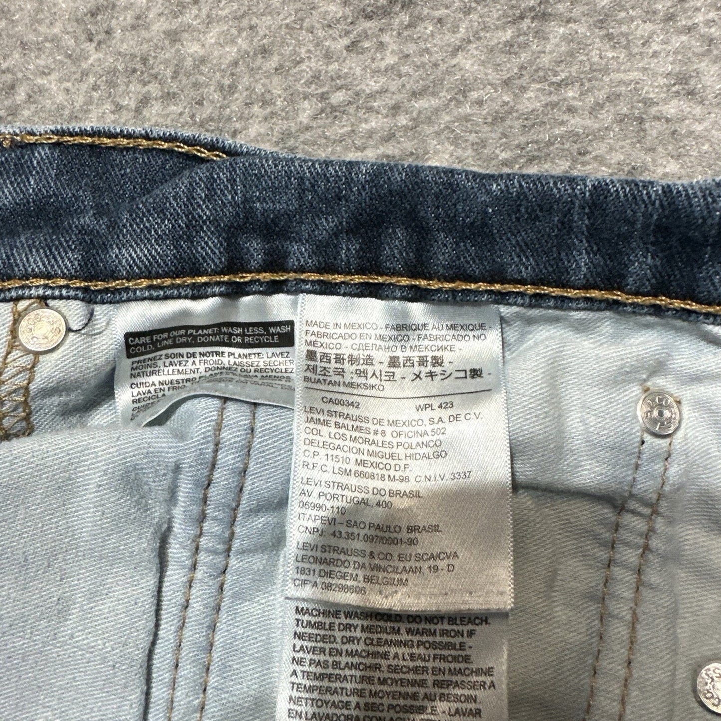 Levi’s 505 Men’s Relaxed Straight Leg Jeans Size 38x32 Blue Medium Denim