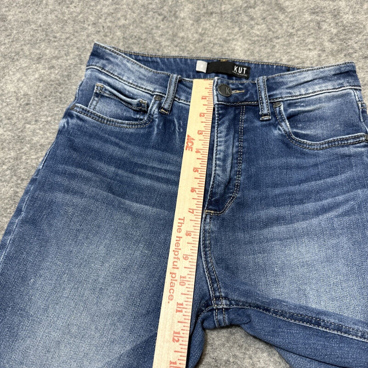 KUT From The Kloth Naomi Fab AB Girlfriend Straight Leg Women's Jeans Size 0
