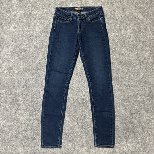 Paige Peg Super Skinny Jeans Womens Size 25 Blue Dark Wash Denim