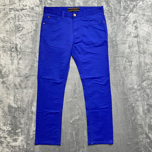 Platini Straight Jeans Men's Size 36x30 Blue