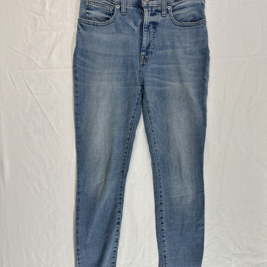 Lucky Brand Jeans Womens 2/26 Blue Bridgette High Rise Skinny Denim Light Wash