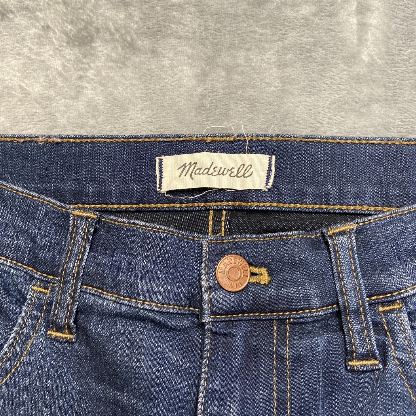 Madewell Roadtripper Skinny Jeans Women's Size 29 Blue Dark Wash Denim