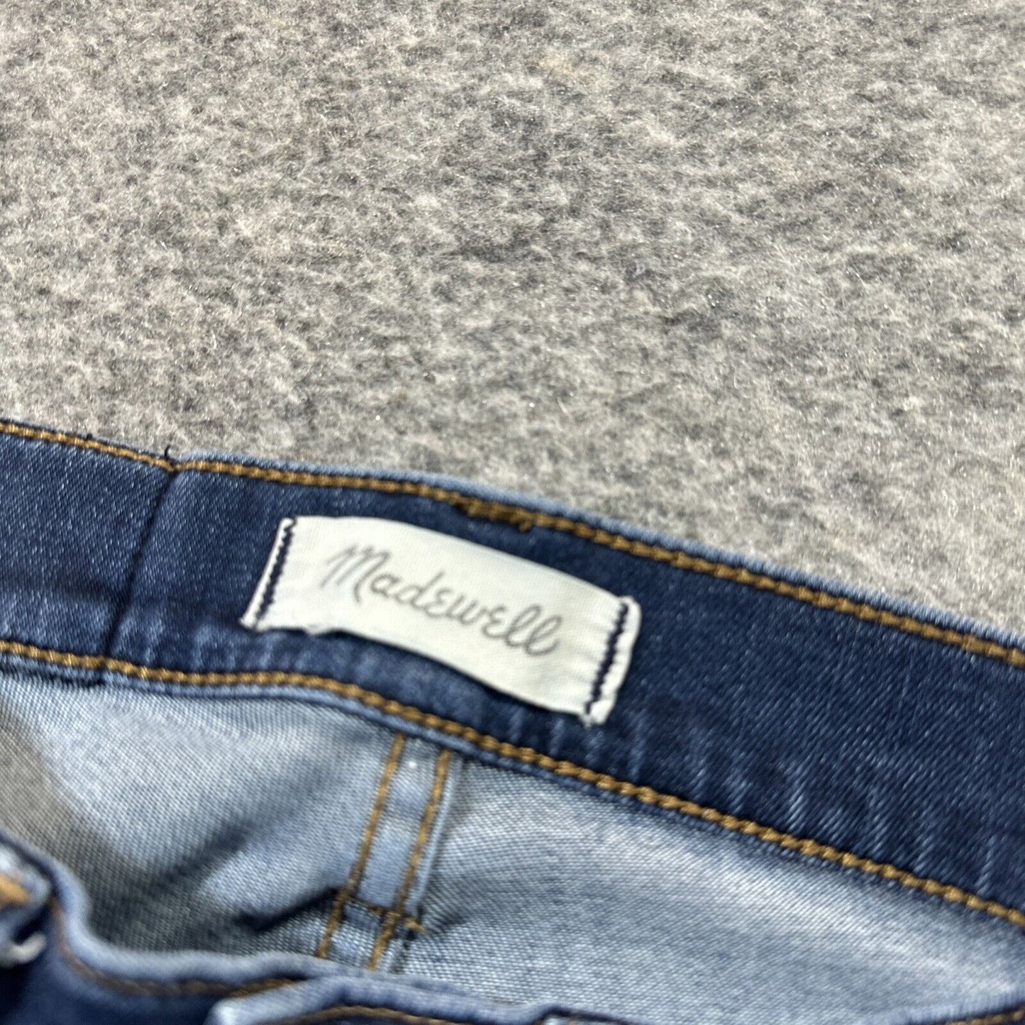 Madewell 9" High Rise Skinny Jeans Womens Size 23 Dark Blue Denim