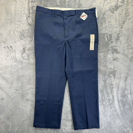 New Dickies 874 Flat Front Scotchgard Work Pants Men's Size 46x32 Dark Blue