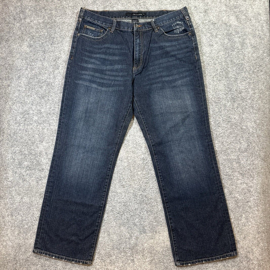 Calvin Klein Bootcut Jeans Men's Size 38x30 Dark Blue Denim
