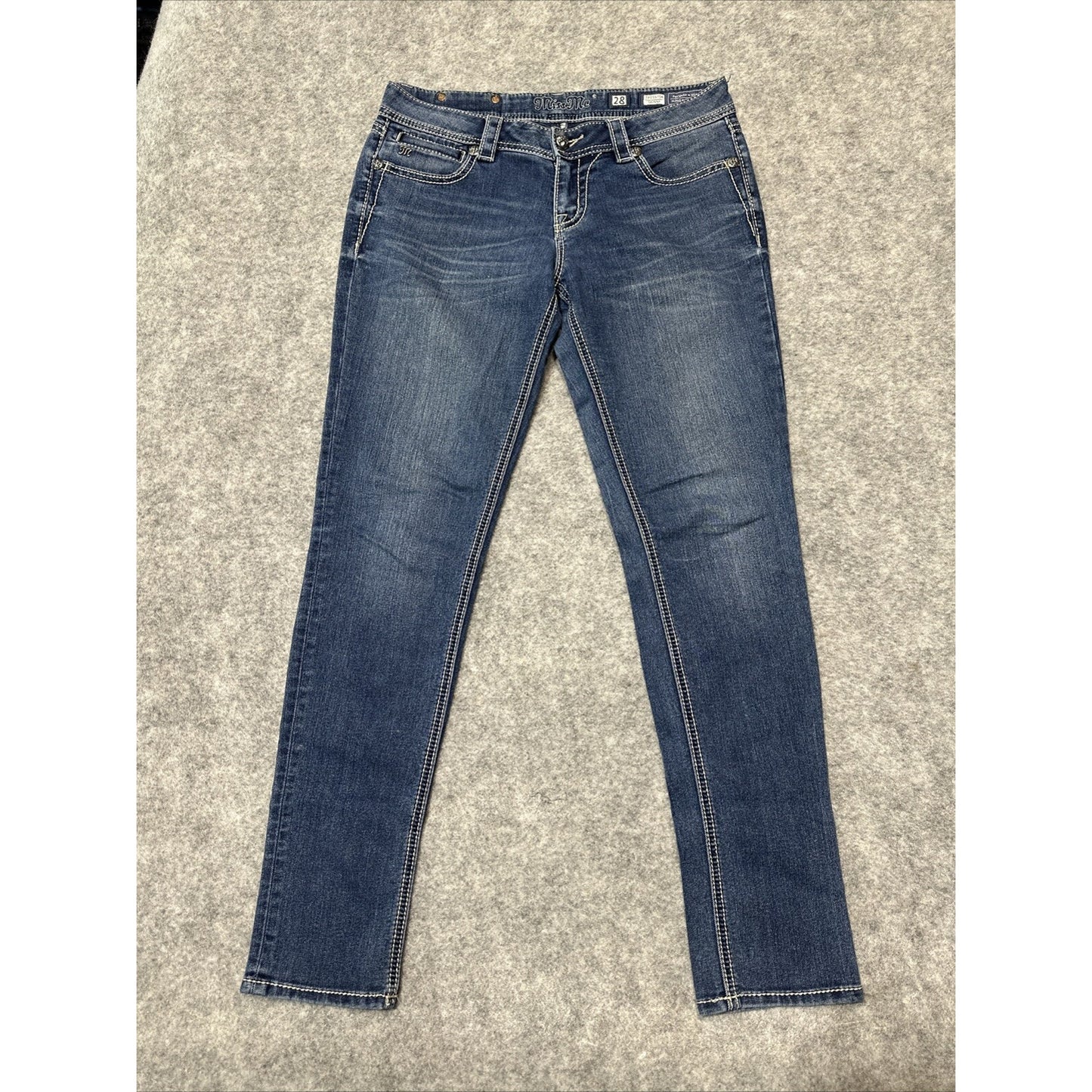 Miss Me Skinny Women's Jeans Size 28 Blue Dark Denim