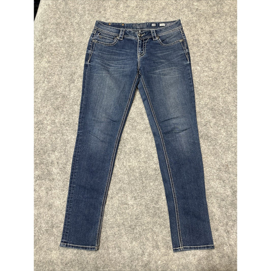 Miss Me Skinny Women's Jeans Size 28 Blue Dark Denim