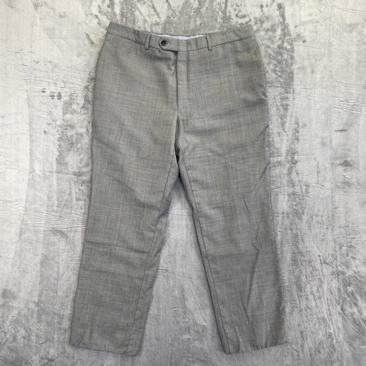 Tommy Hilfiger Worsted Wool Formal Pants Dress Pants Men's Size 38x30 Gray