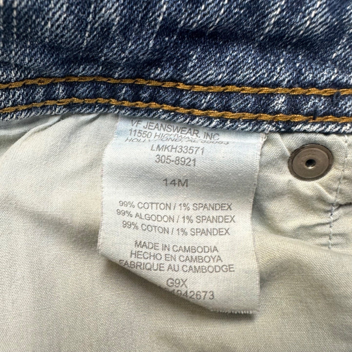 Lee Women's Midrise Bootcut Jeans Size 14M Blue Denim #534424