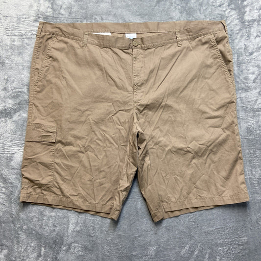 Columbia Outdoor Utility Pockets Hiking Cargo Shorts Men's Sz 50 Brown