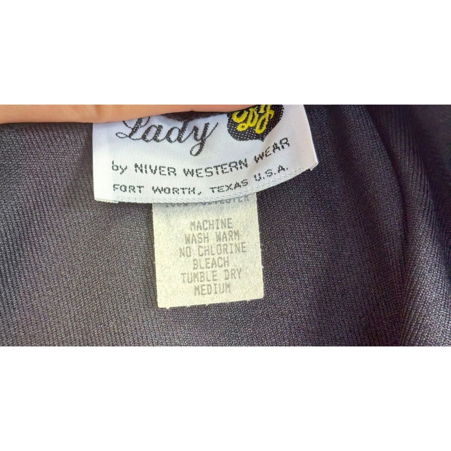 Vintage New Lady Dickson Jenkins Niver Women's Boot Flare Pants Size 40 Black