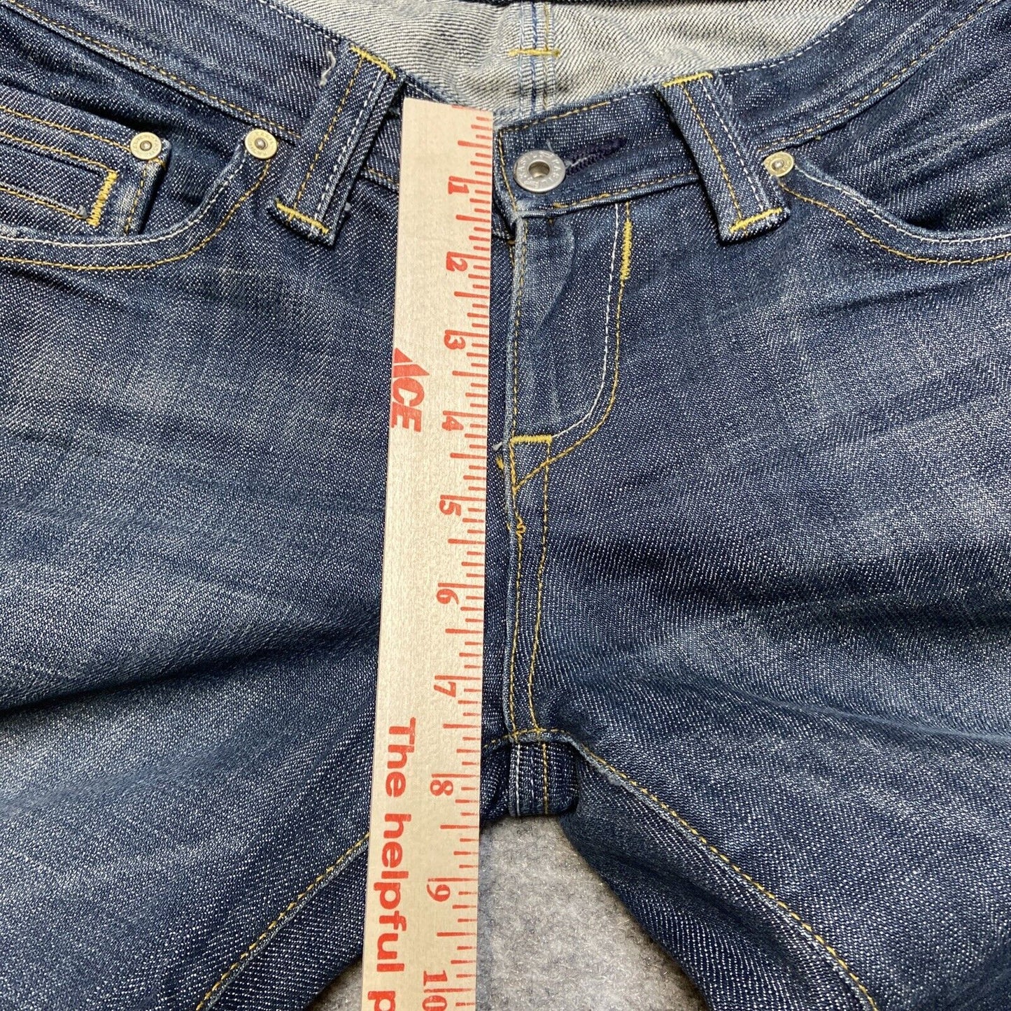 Kasil Gia Straight Leg Jeans Women's Size 26 Dark Blue Denim NWOT