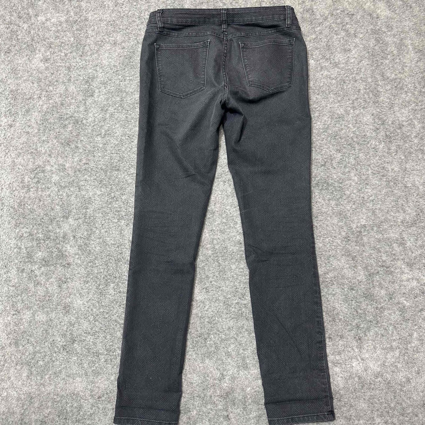 prAna Women's Straight Jeans Size 4/27 Black Dark Wash Denim