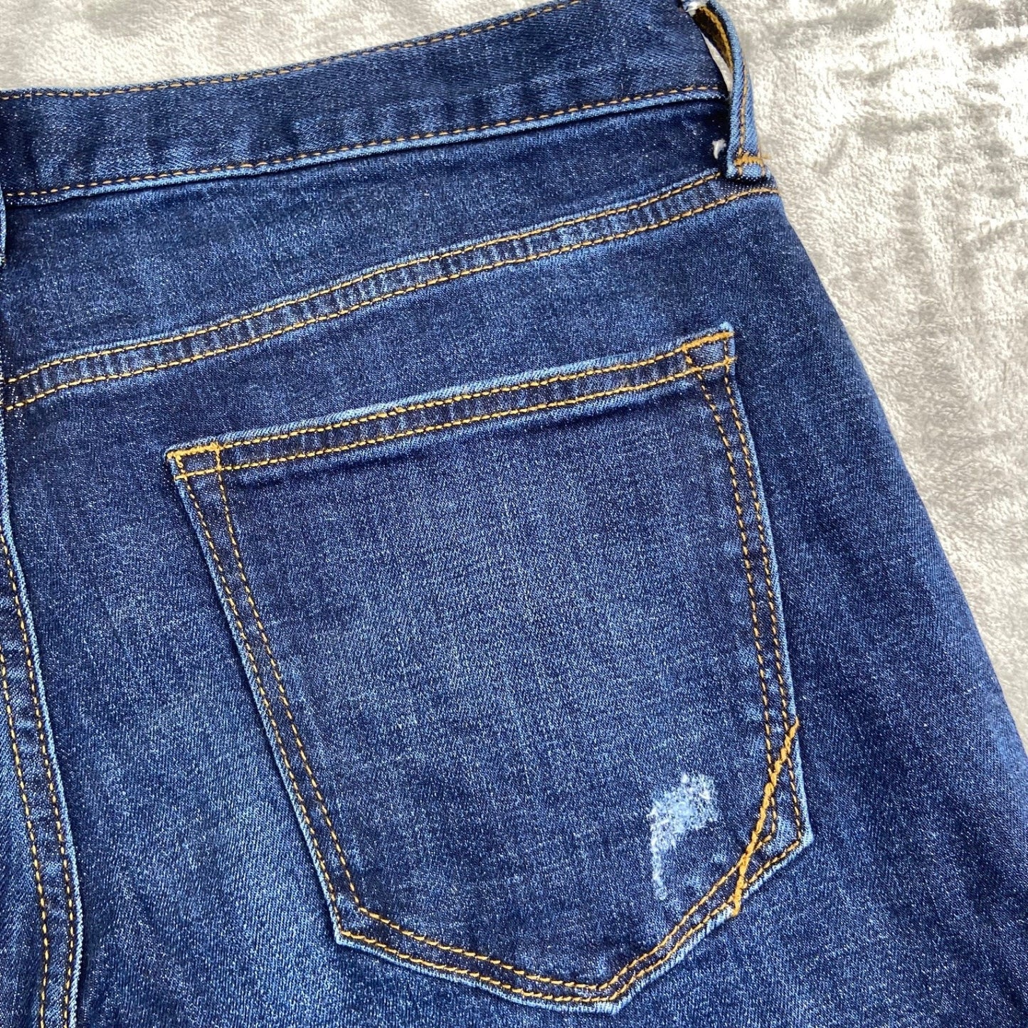 Banana Republic Men's Jeans 33x32 Athletic Fit Dark Blue Denim