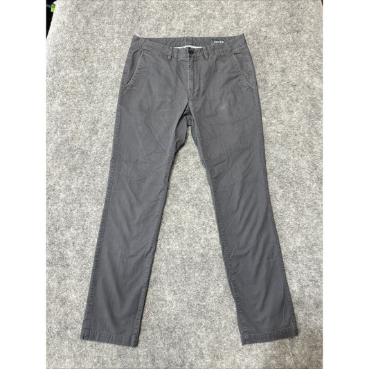 Bonobos Tailored Men's Size 31/32 Gray Light Wash Chino Pants