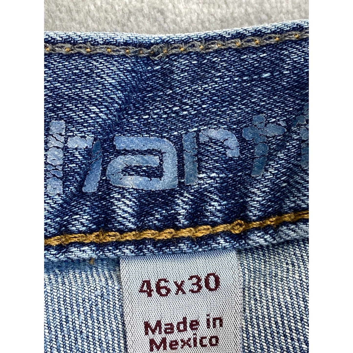 Carhartt Men's Relaxed Fit Straight Jeans 46x30 Blue Light Wash