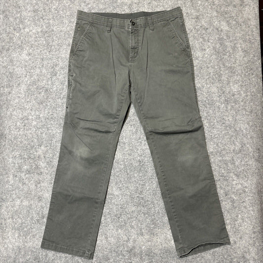 Weatherproof Men's Straight Utility Pants Size 38x32 Gray Pants