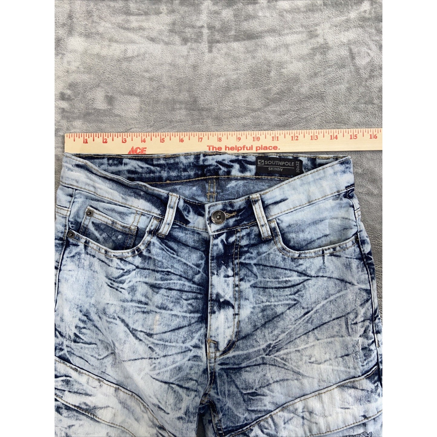 Southpole Skinny Jeans Men's Size 30x32 Blue Denim