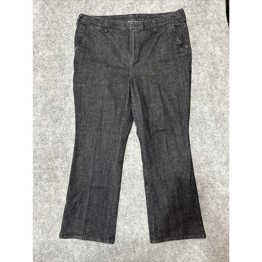 Duluth Trading Women's Bootcut Jeans Size 20 x 33 Back Relaxed Denim