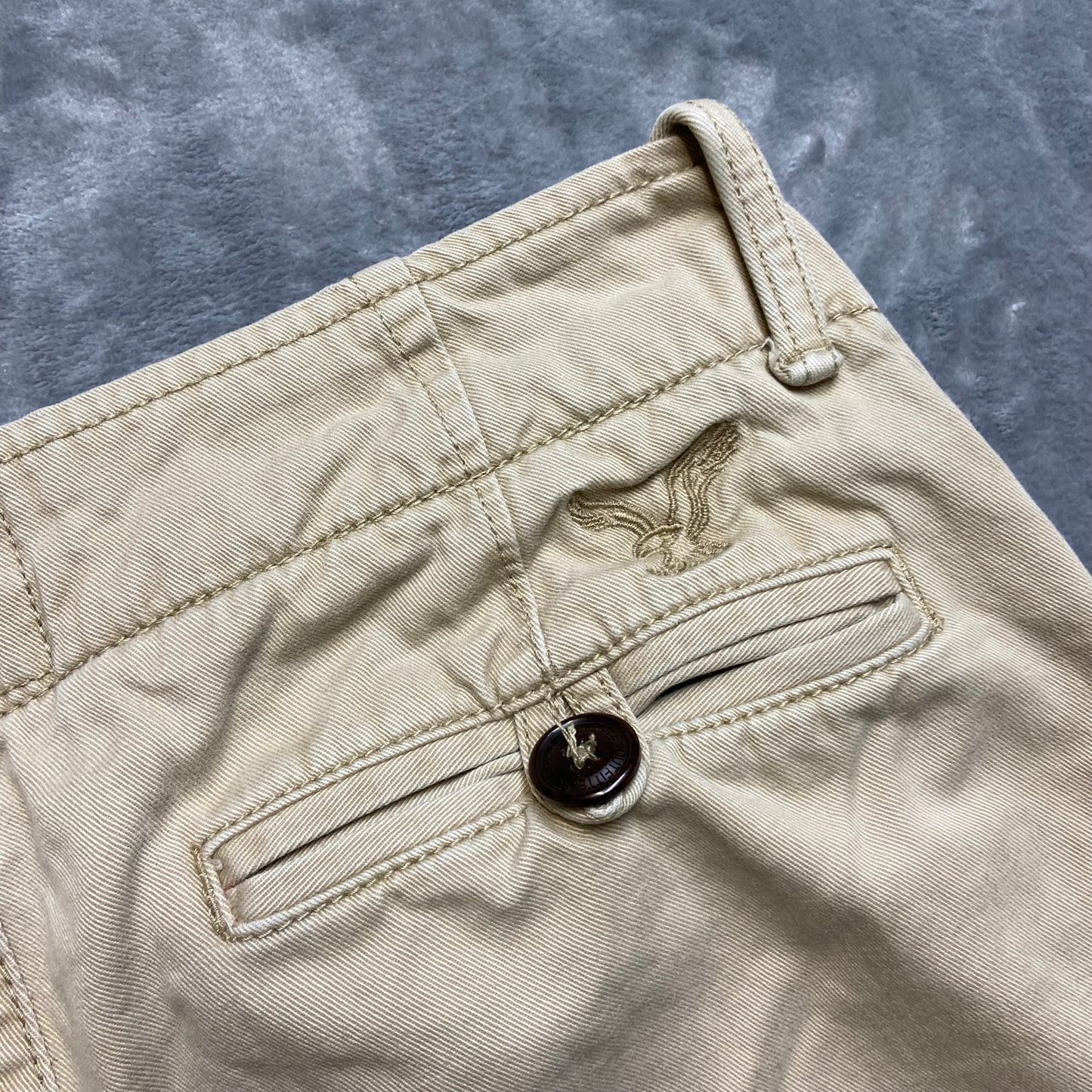 American Eagle Outfitters Straight Leg Chino Pants Men's Size 30x34 Khaki