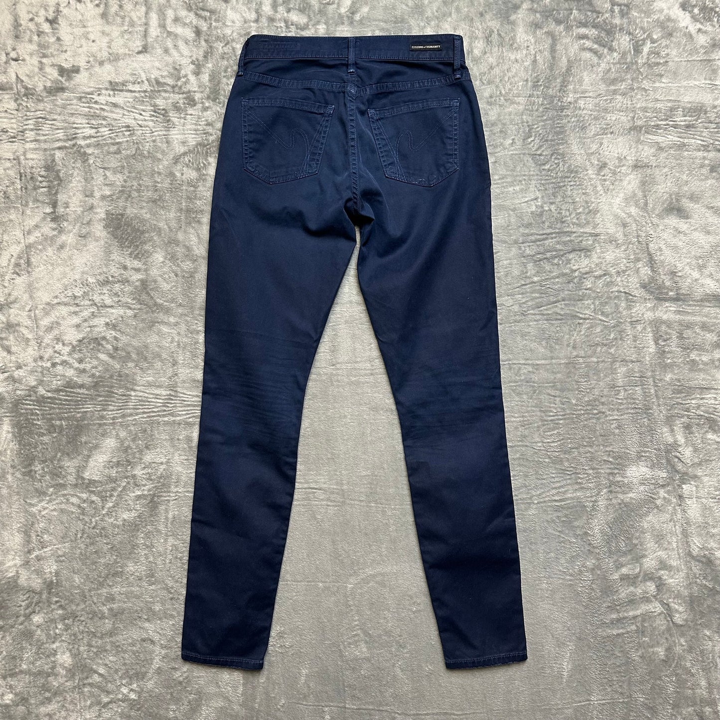 C of H Thompson Medium Rise Cropped Skinny Jeans Women's Size 25 Blue Denim