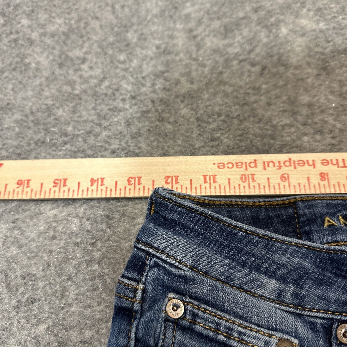 American Eagle Next Level Flex Men's Distressed Slim Straight Jeans Size 26x28