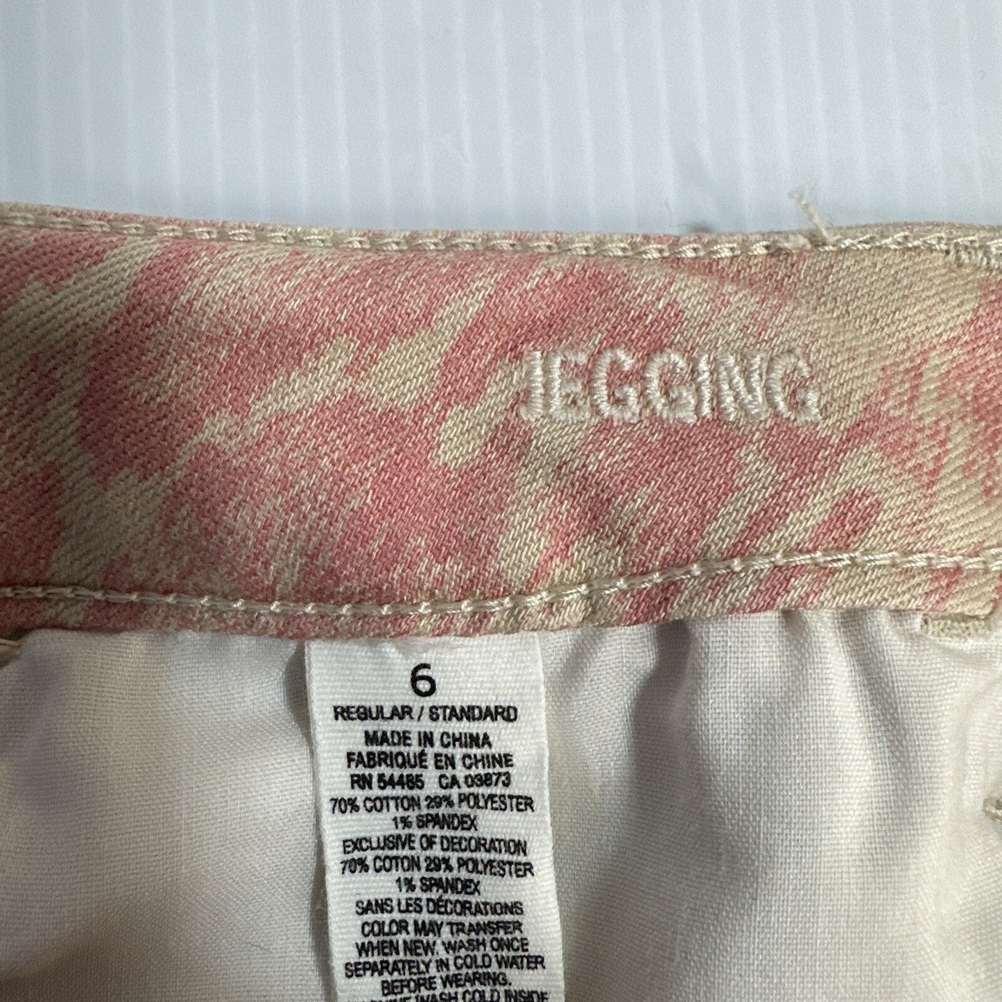 American Eagle Jegging Low Rise Skinny Stretch Womens Jeans Sz 6R Pink