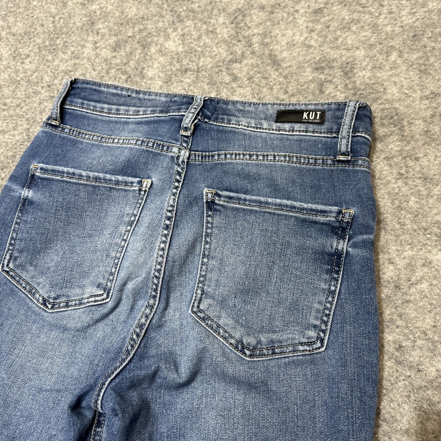 KUT From The Kloth Naomi Fab AB Girlfriend Straight Leg Women's Jeans Size 0