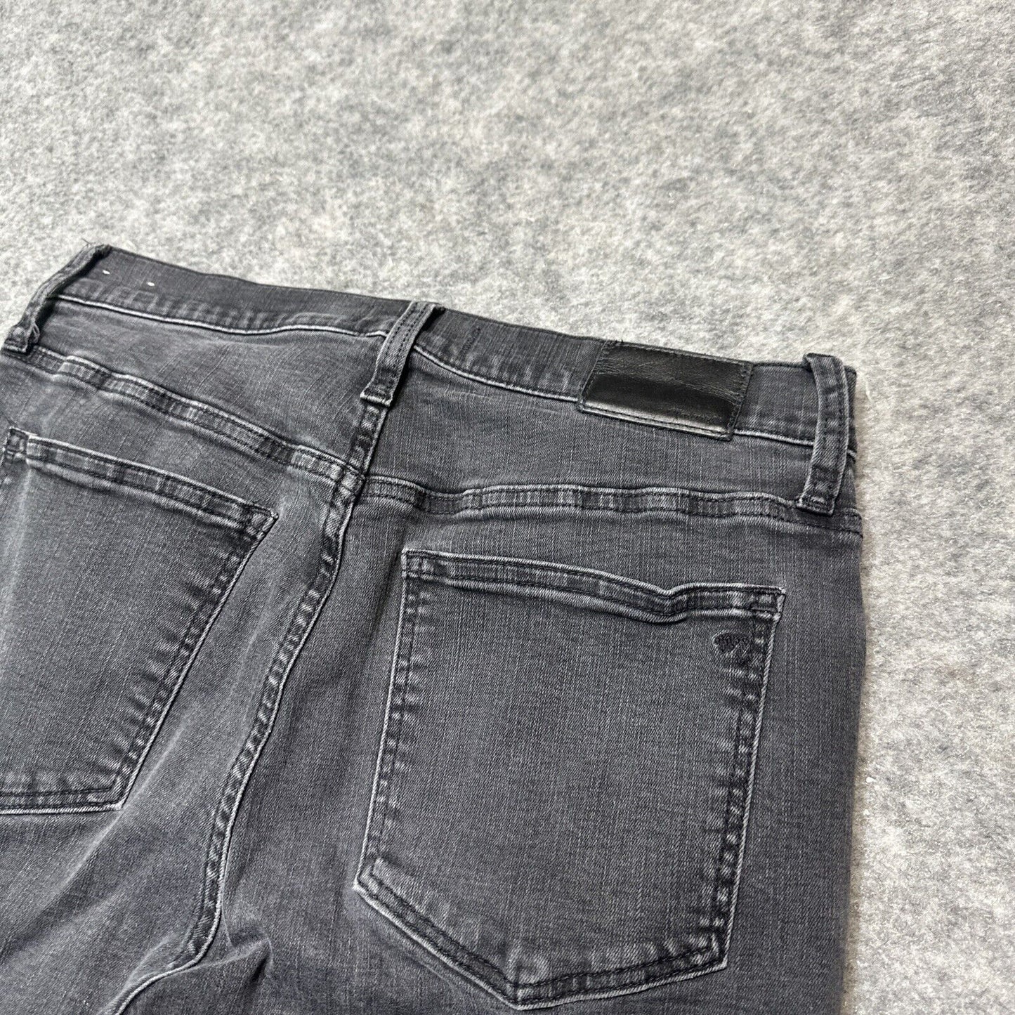 Madewell 10" High Rise Skinny Women's Jeans Size 29 Black Gray Denim