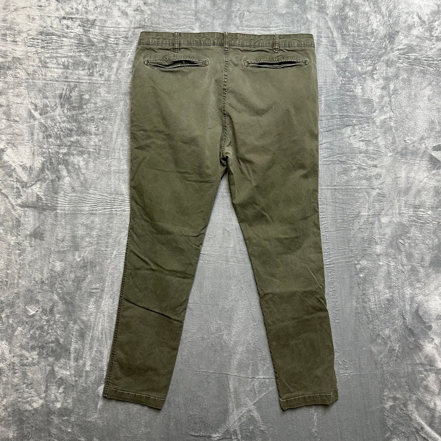 Matchstick Straight Chino Men's Pants Size 36 Green