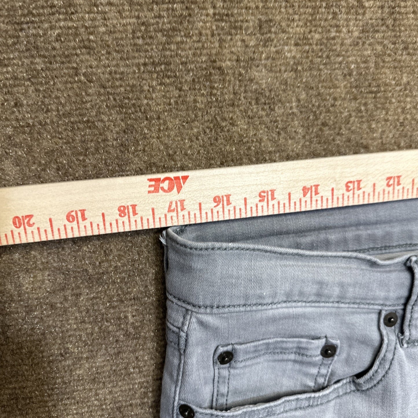 Banana Republic Sculpt Skinny Jeans Womens Size 32 Gray Denim