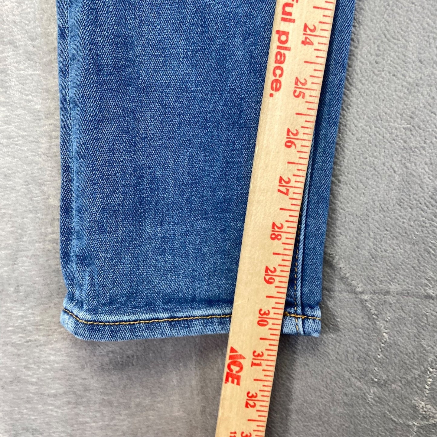 Driftwood Women's Audrey Skinny Jeans Size 25 Light Blue Denim