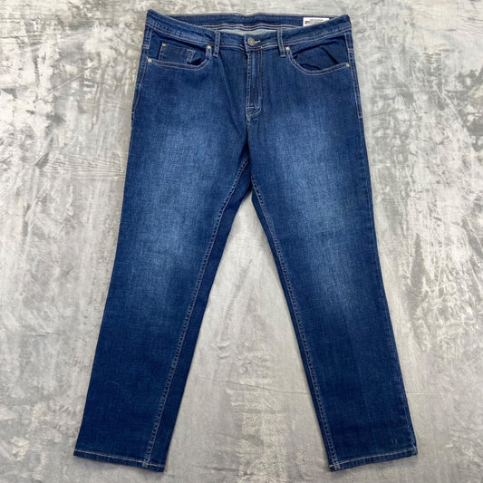 Buffalo Men's Jackson Straight Stretch Jeans 36x30 Blue