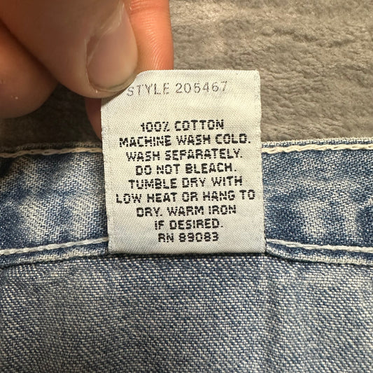 Levi's 950 Straight Jeans Women's Size 7 Long Blue Denim