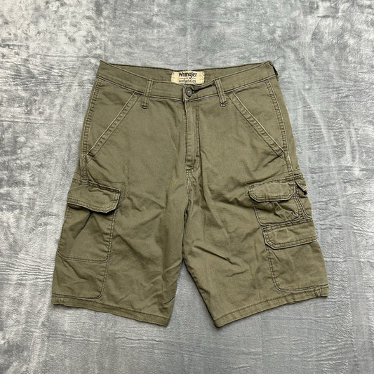 Wrangler Authentics Cargo Shorts Men's Size 30 Brown