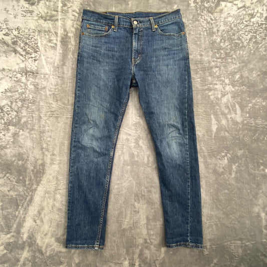 Levi's 510 Skinny Men's Jeans 33x32 Blue Denim Casual
