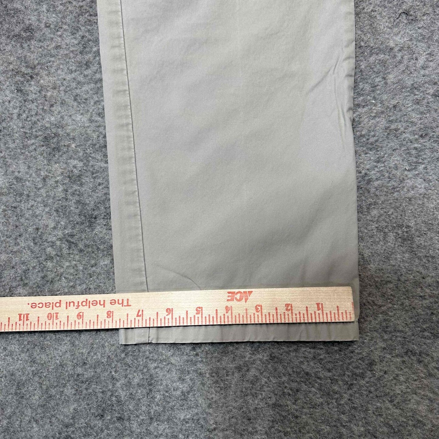 Calvin Klein Men's Front Pockets Slim Fit Chino Pants Size 34x32 Beige Light
