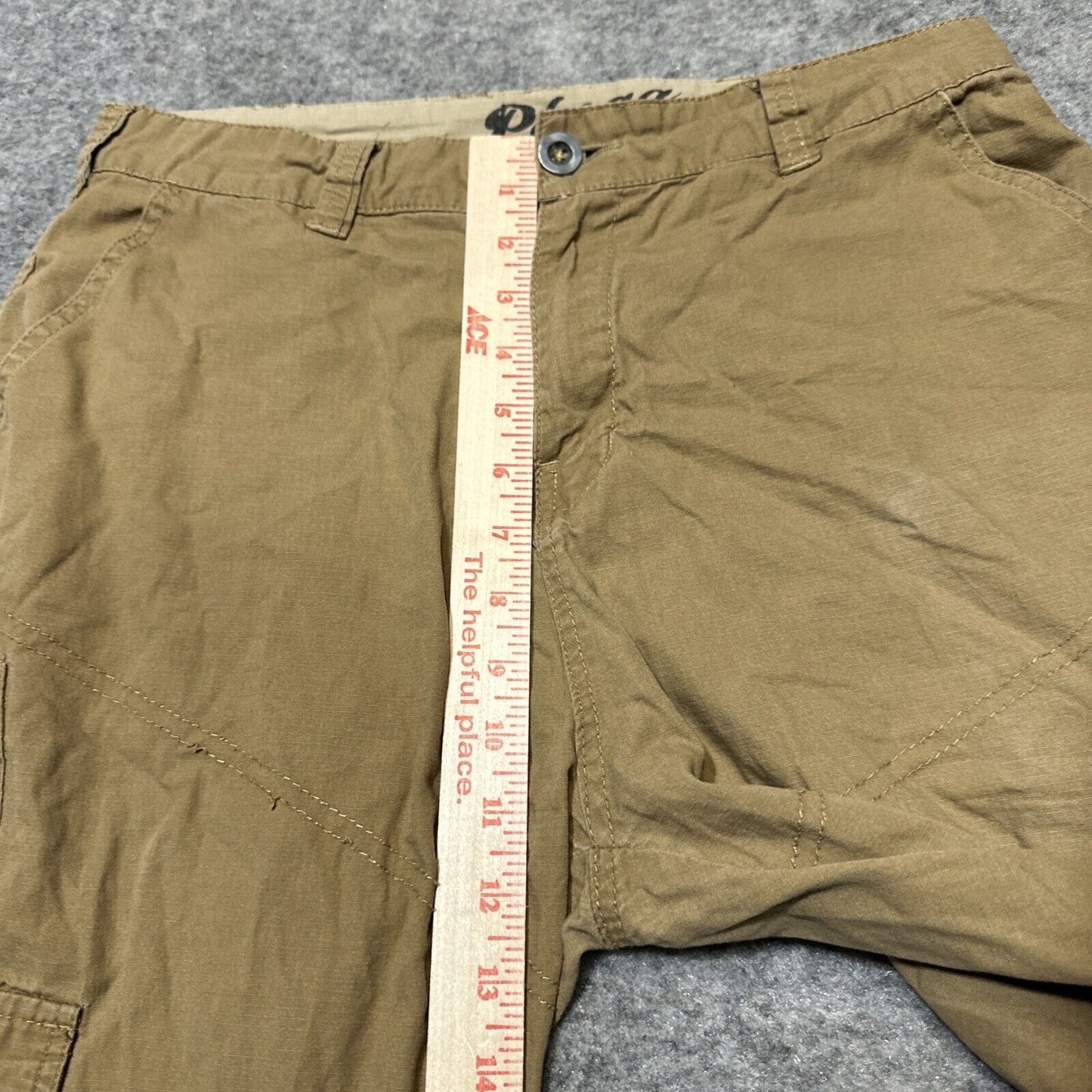 Plugg Men's Cargo Shorts Size 29 Tan Brown Shorts