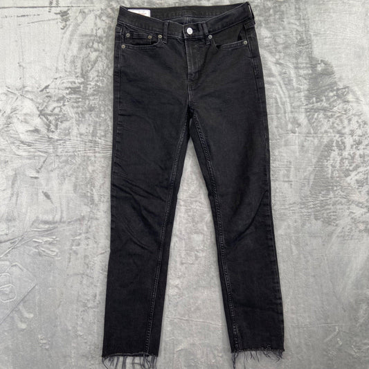 GAP Women's Vintage Slim Mid Rise Jeans Black Size 27 #534424