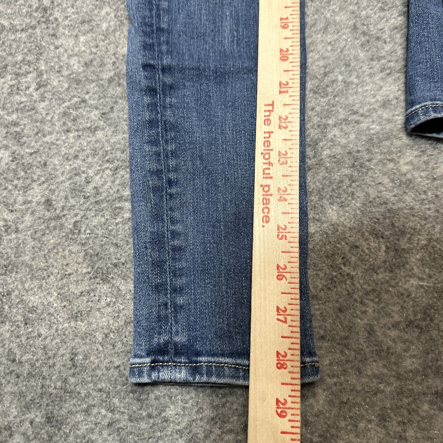 American Eagle Super Stretch Women's Distressed Hi Rise Jegging Size 0 Blue